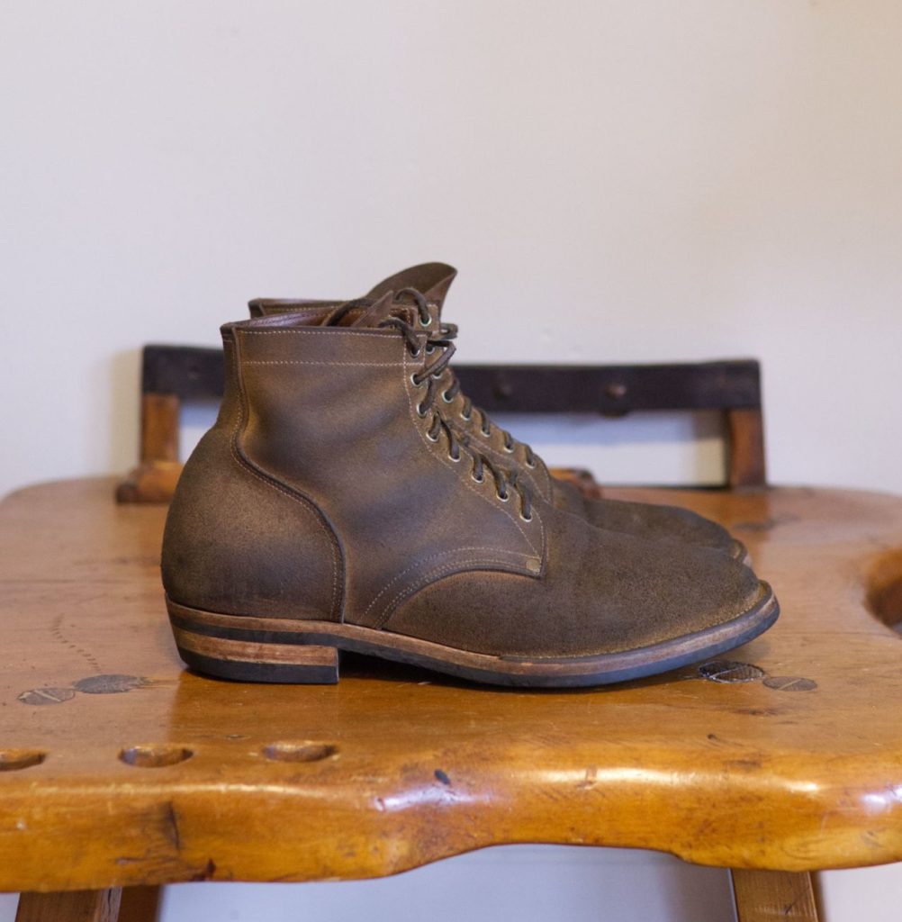 NF Bootmaker Service Boot—Horween Marine Field Roughout—Stitchdown Patina Thunderdome