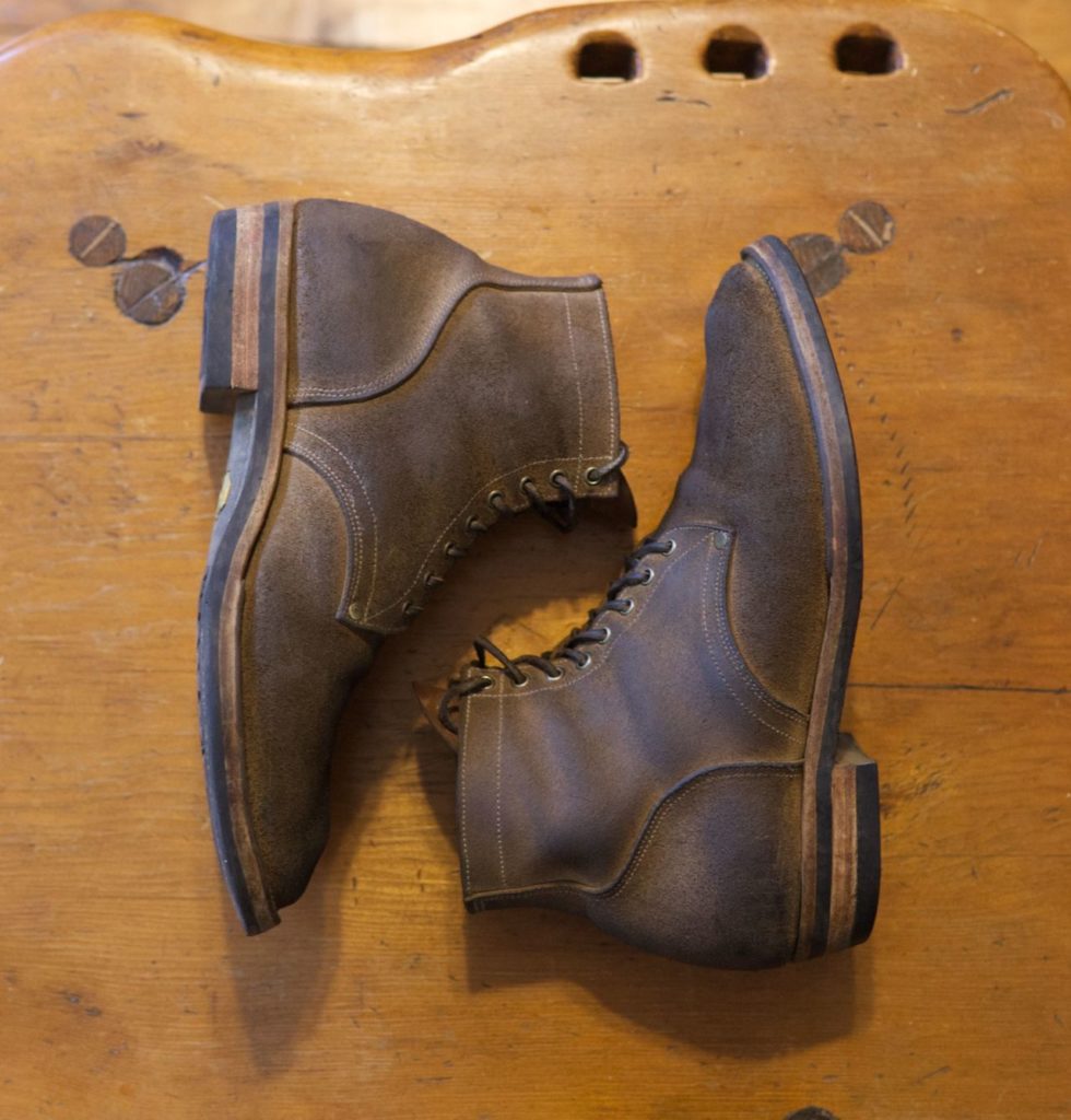 NF Bootmaker Service Boot—Horween Marine Field Roughout—Stitchdown Patina Thunderdome