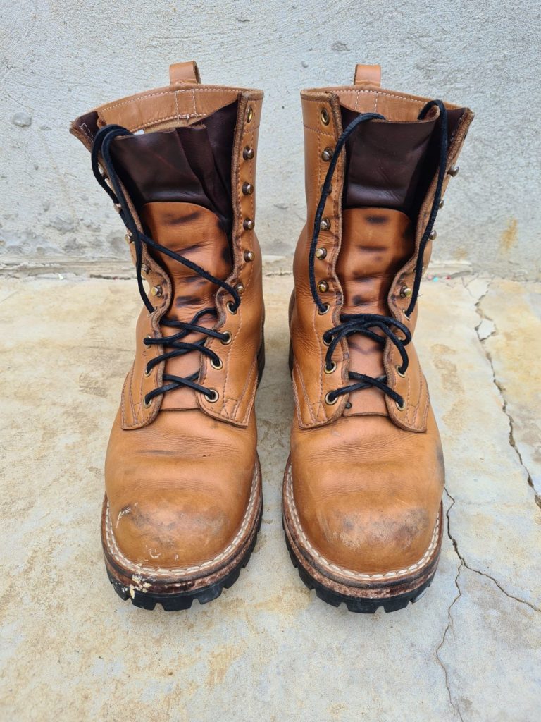 Nicks Boots Overlander Seidel Tan Smooth Stitchdown Patina Thunderdome