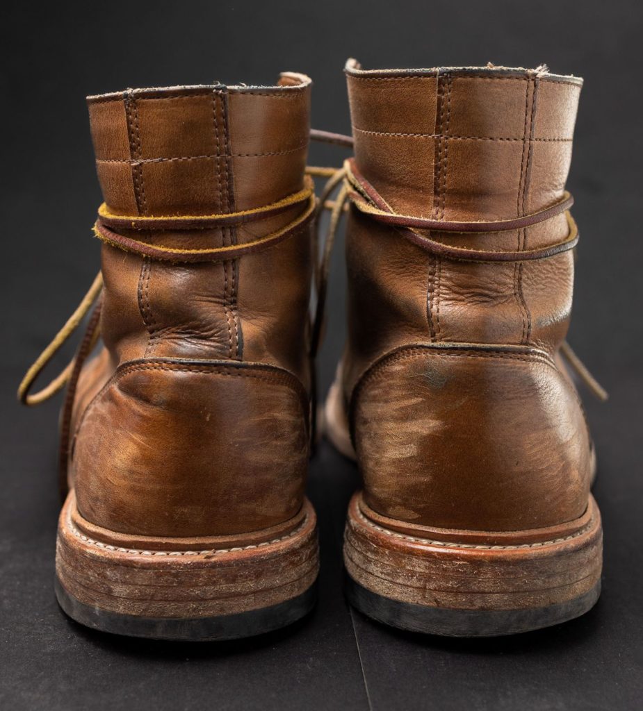 Oak Street Bootmakers Trench Boot —Horween Natural CXL—Stitchdown Patina Thunderdome
