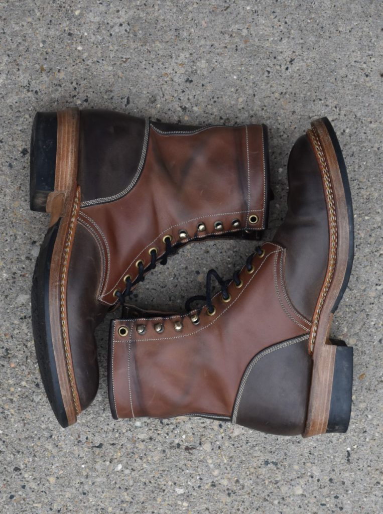 Onderhoud Handmade Boots—Maryam Toscanello—1071—Stitchdown Patina Thunderdome