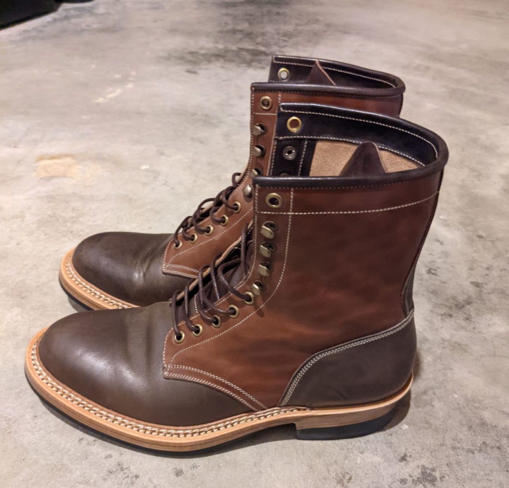 Onderhoud Handmade Boots—Maryam Toscanello—1071—Stitchdown Patina Thunderdome