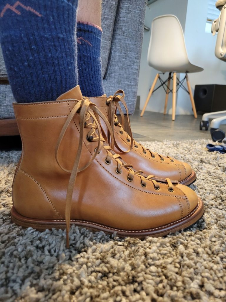 Stitchdown Patina Thunderdome—Flame Panda Monkey Boot—Maryam Natural Horsebutt—NEW