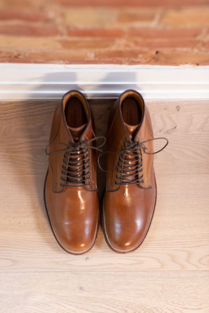 Stitchdown Patina Thunderdome—Viberg Service Boot Horween Bourbon Shell Cordovan—NEW