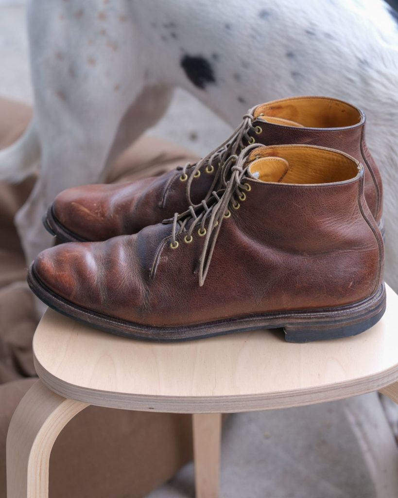 Stitchdown Patina Thunderdome-Viberg Service Boot Horween Rowdy Dachshund