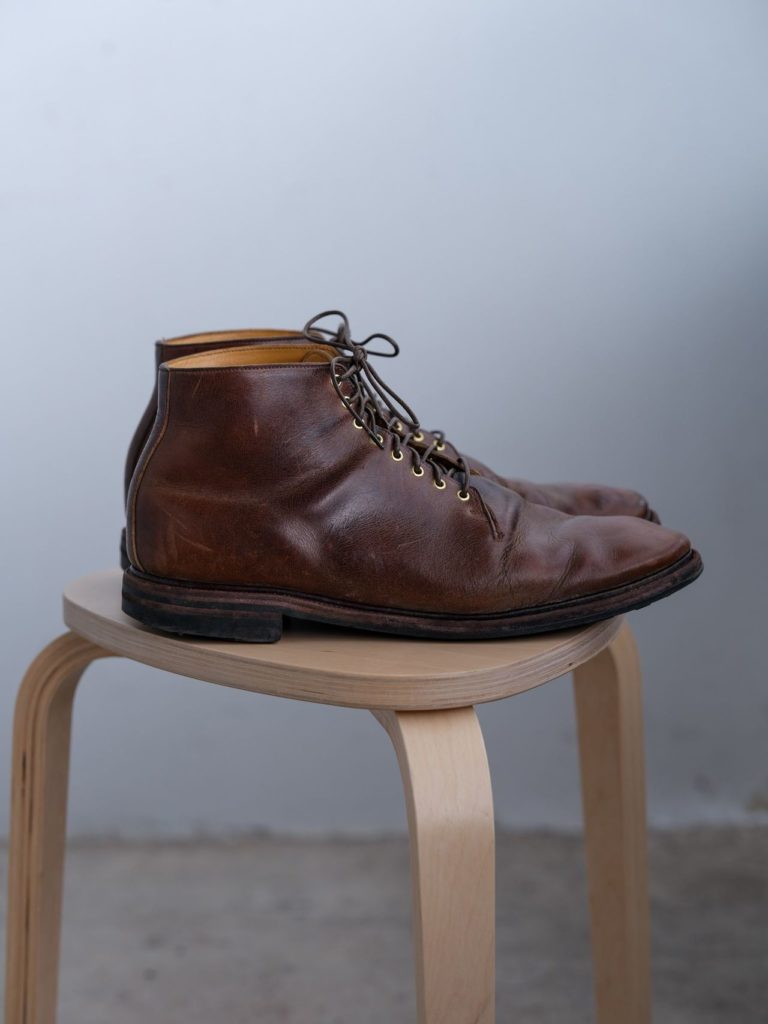 Stitchdown Patina Thunderdome-Viberg Service Boot Horween Rowdy Dachshund