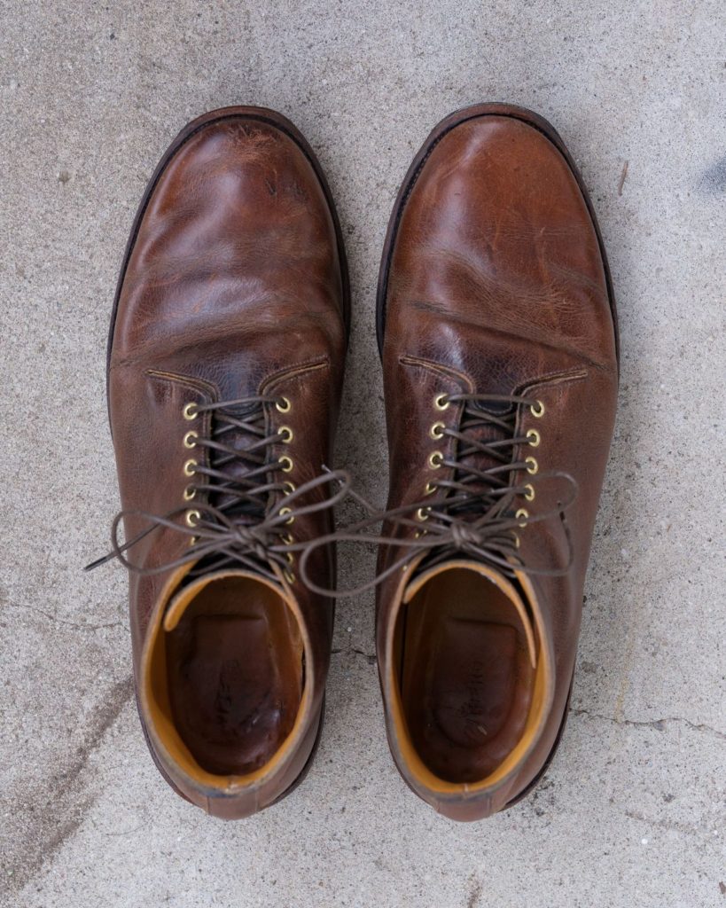 Stitchdown Patina Thunderdome-Viberg Service Boot Horween Rowdy Dachshund