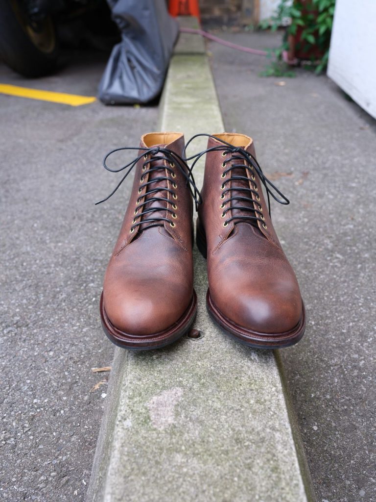 Stitchdown Patina Thunderdome-Viberg Service Boot Horween Rowdy Dachshund