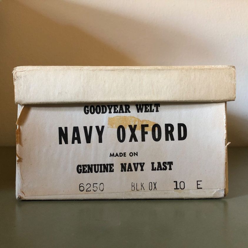 navy oxford