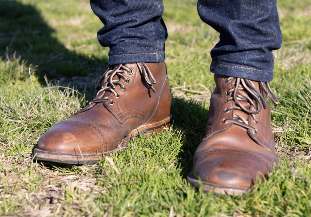 steven lee patina thunderdome horween chromexcel viberg service boot