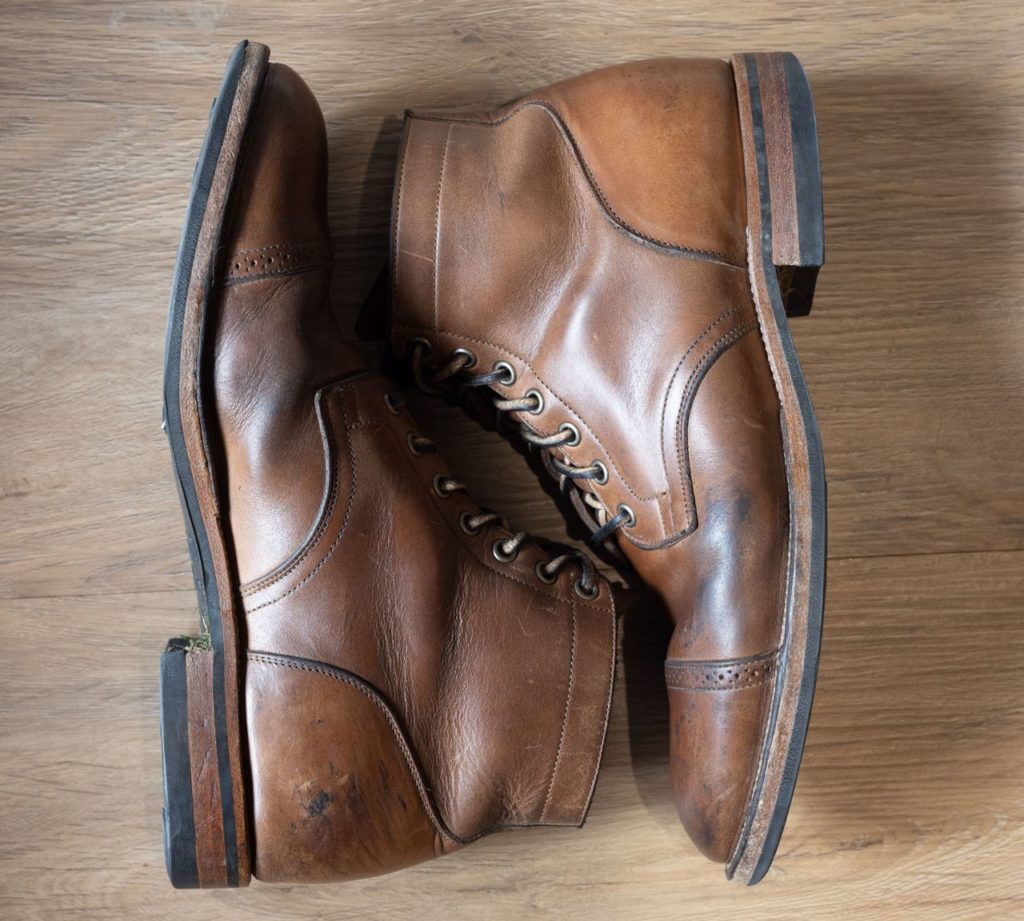 steven lee patina thunderdome horween chromexcel viberg service boot