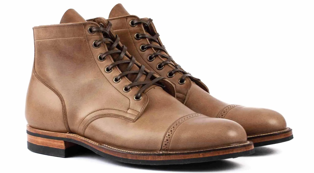 Viberg x Lost & Found Natural Chromexcel Service Boot