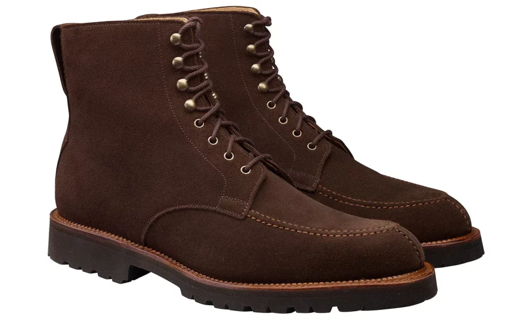 crockett jones shannon dark brown suede