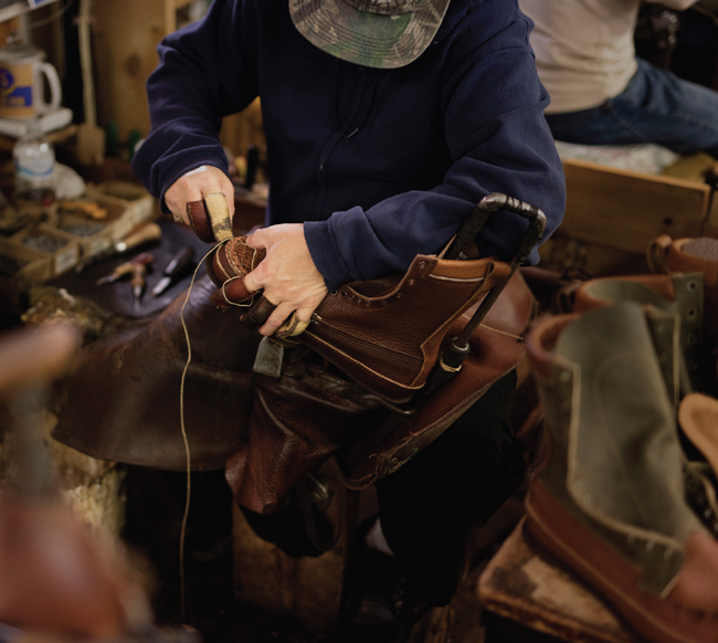 russell moccasin workshop