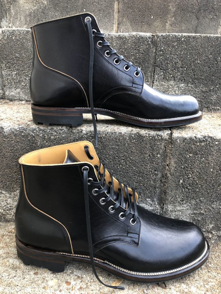 viberg service boot shinki black latigo horsehide