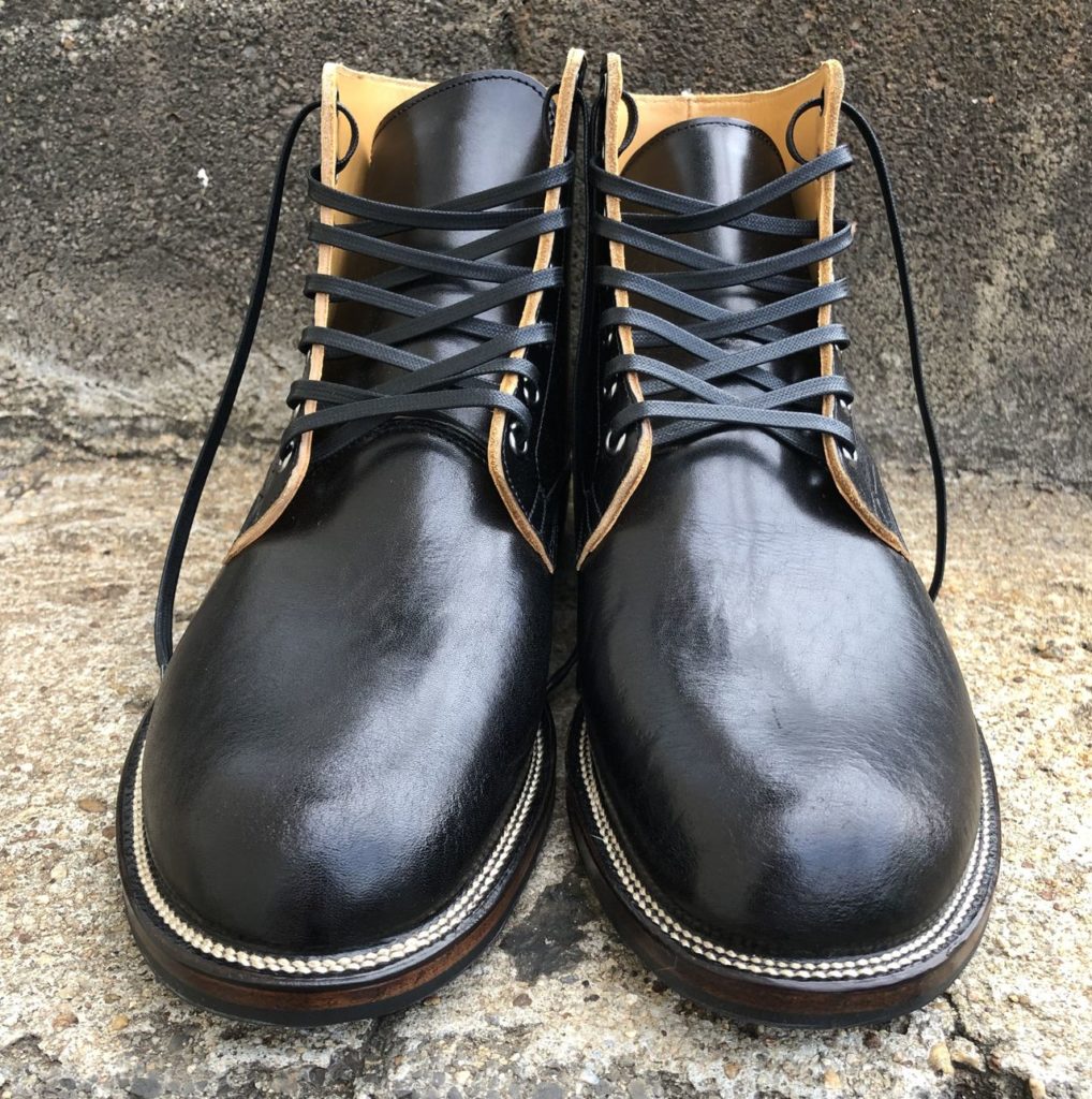 viberg service boot shinki black latigo horsehide