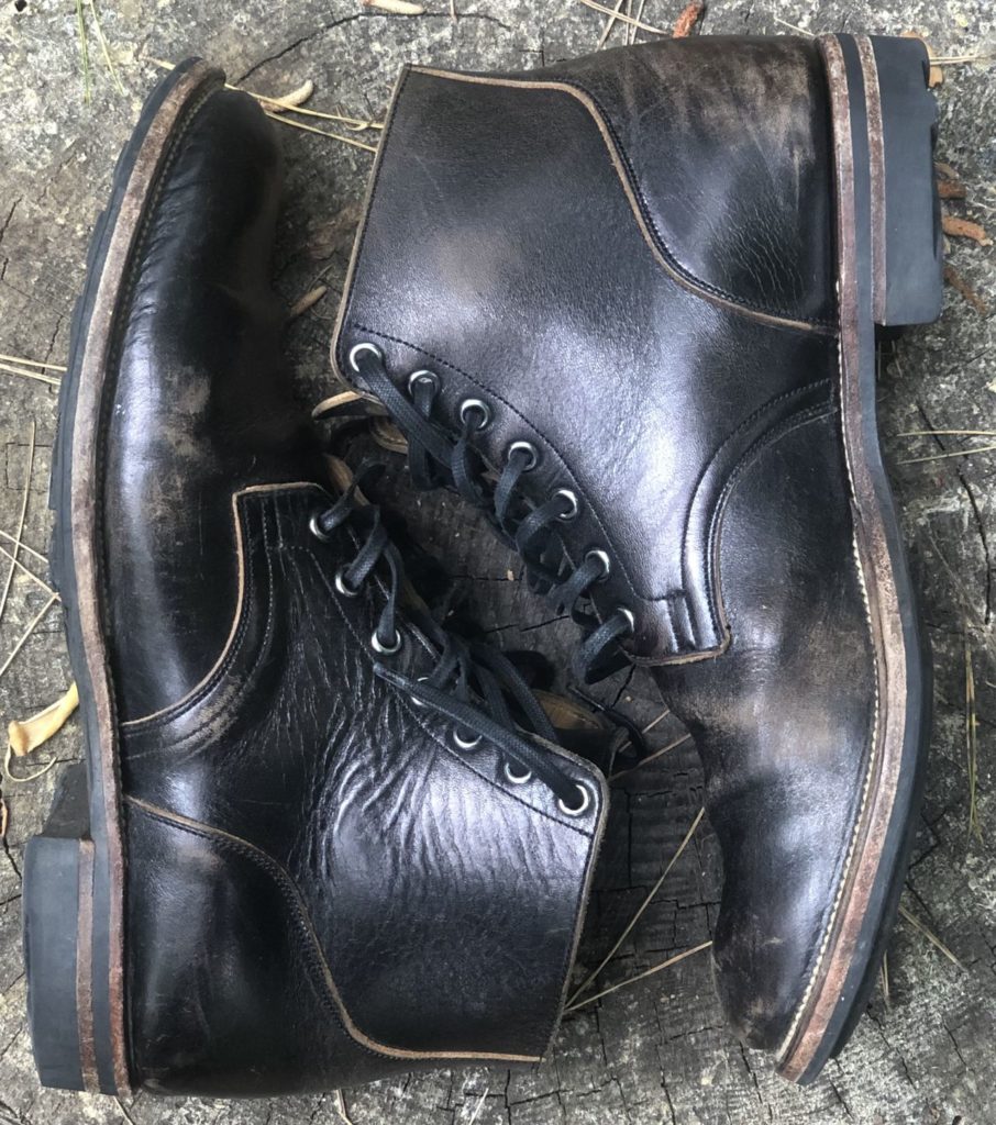 viberg service boot shinki black latigo horsehide