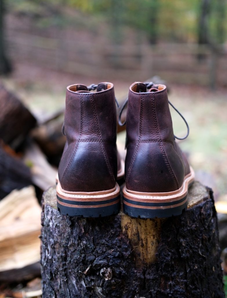 Grant Stone Brass Boot Burgundy Kudu