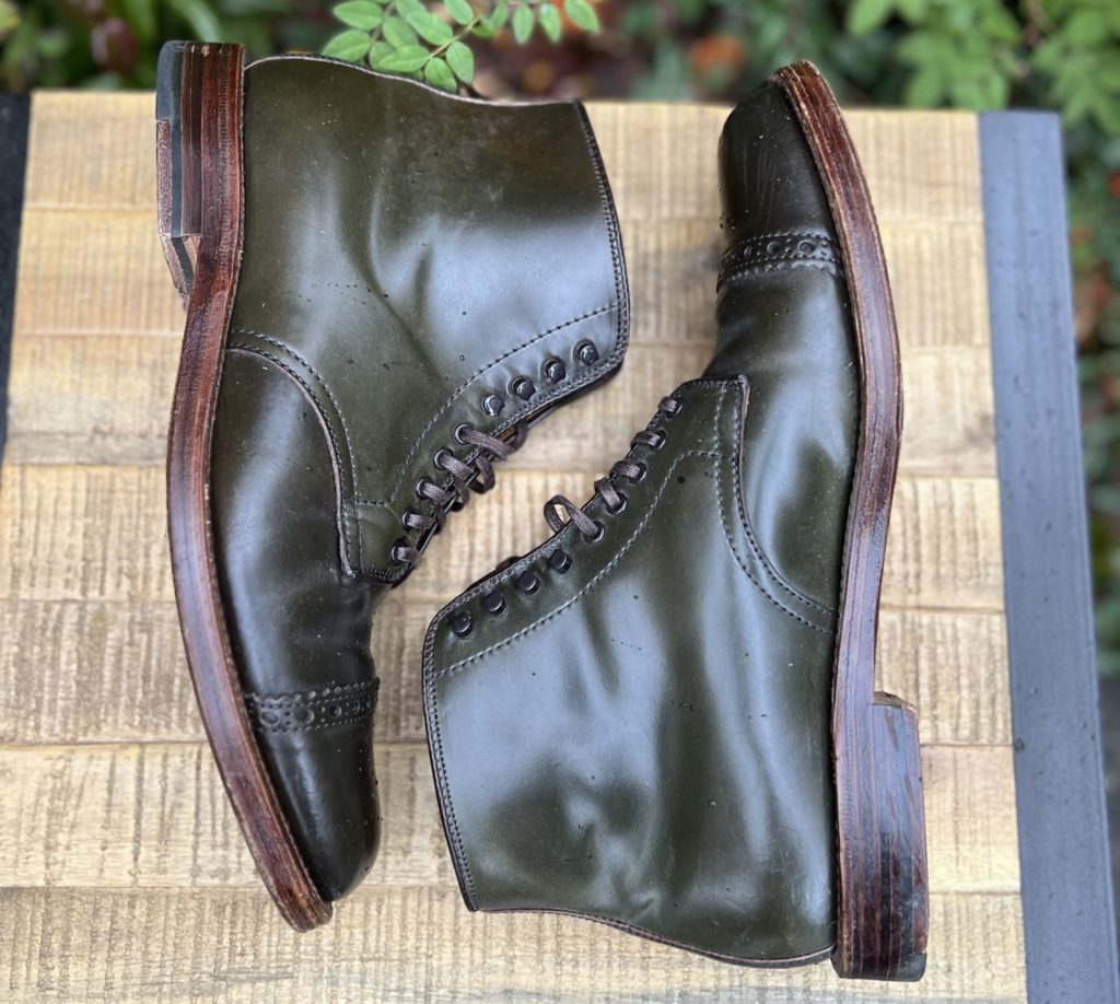 alden pct jumper old bronze shell cordovan