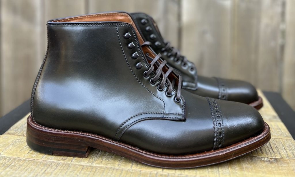 alden pct jumper old bronze shell cordovan