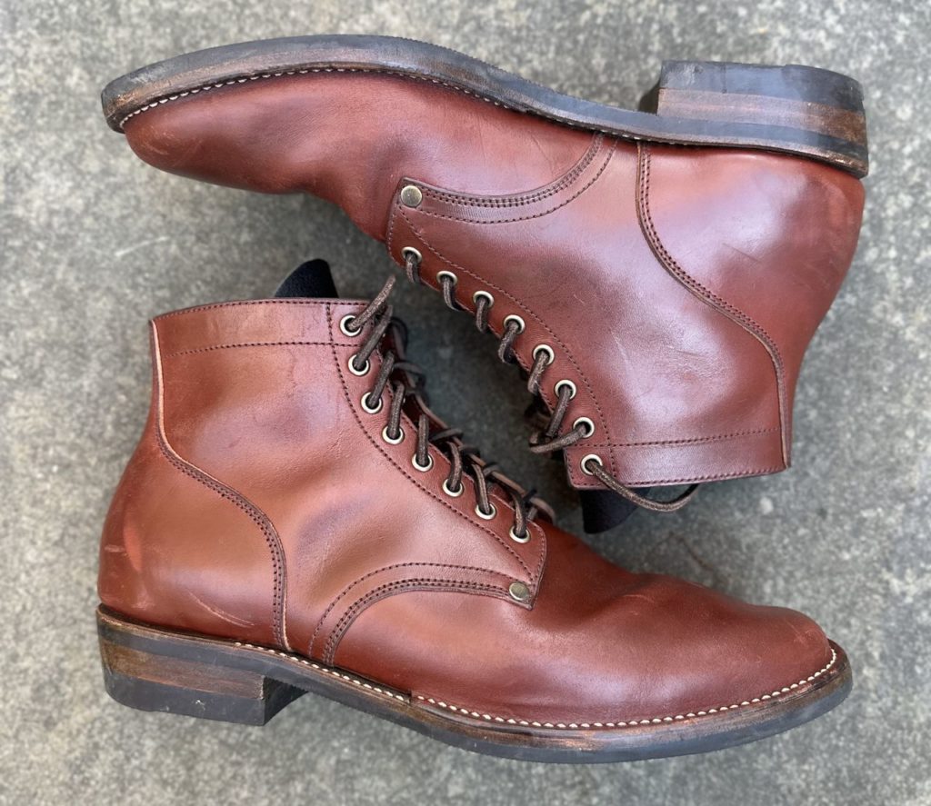 nf milton boot tan workshoe butt