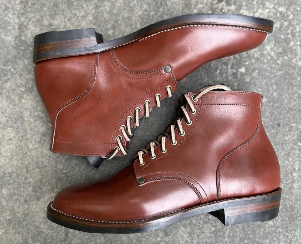 nf milton boot tan workshoe butt