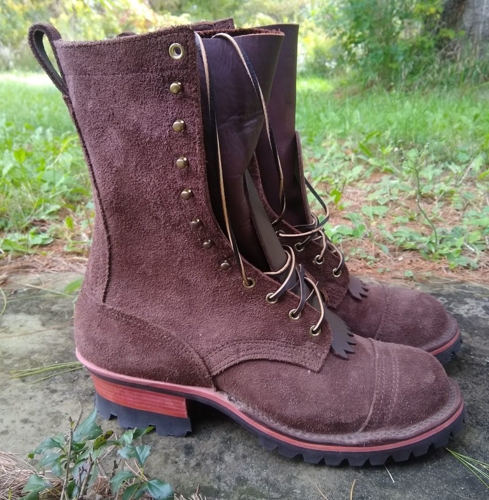 nicks boots builderpro 1964 walnut roughout