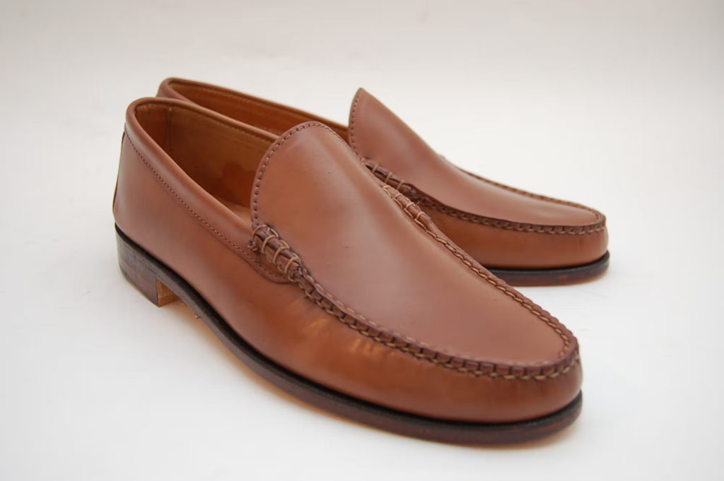 rancourt leffot ivy loafer natural unglazed shell cordovan