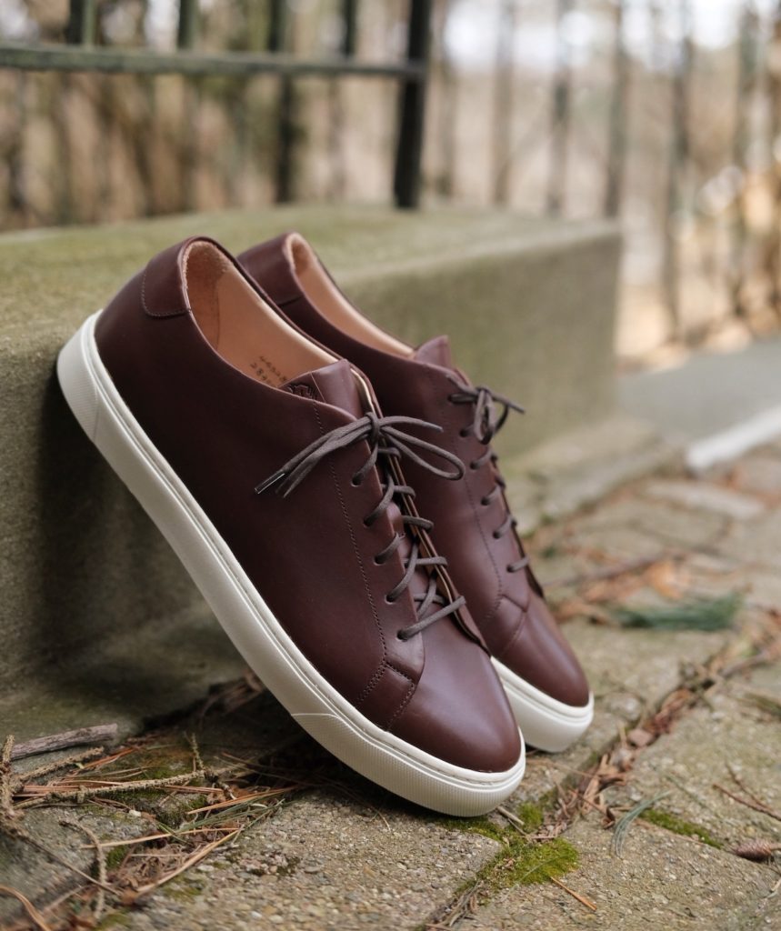 grant stone coast sneaker tobacco calf