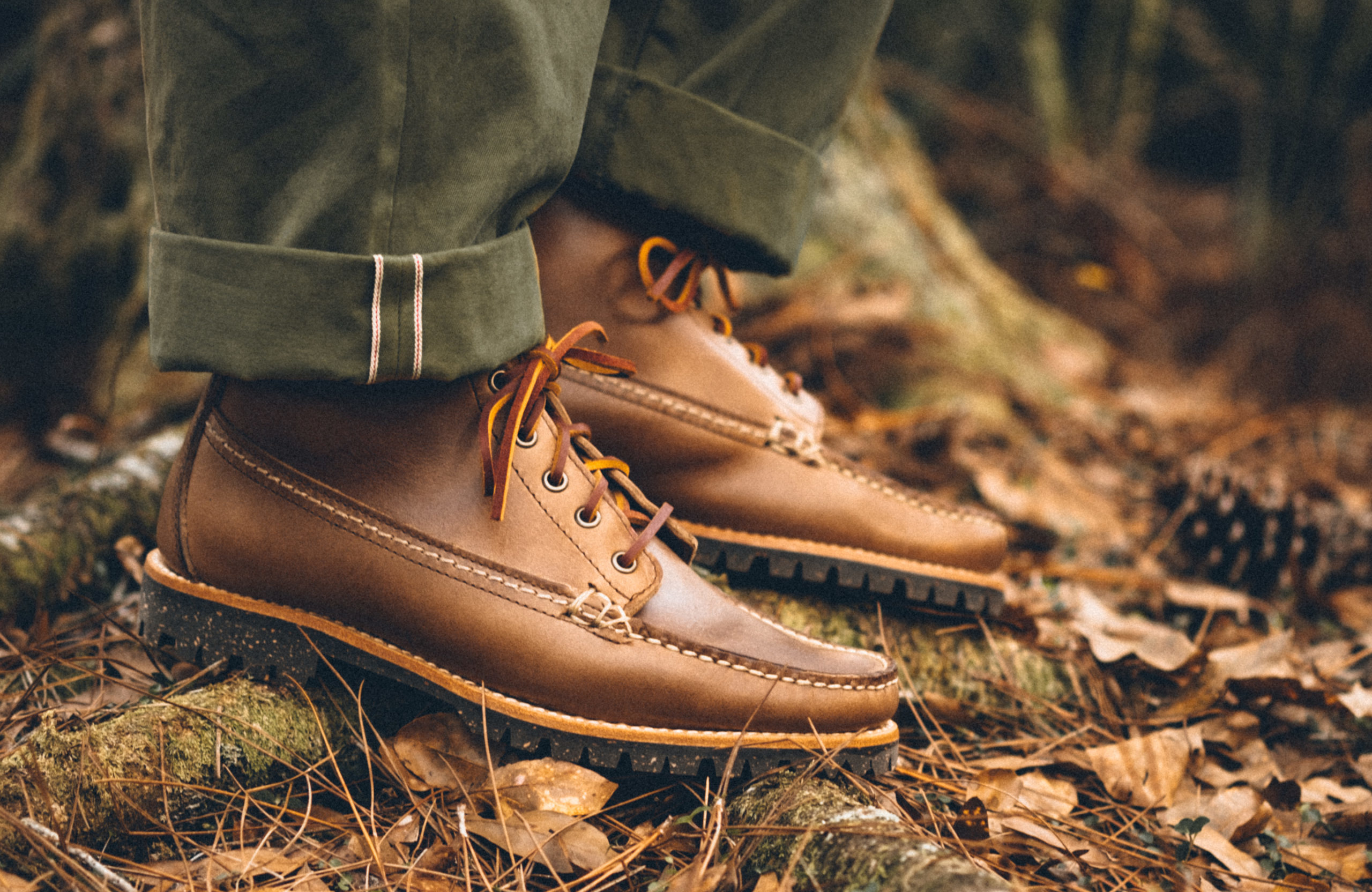 oak street bootmakers camp boot natural chromexcel