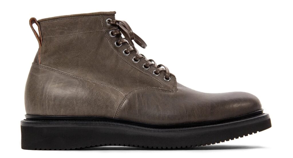 viberg scout boot asfalto washed kangaroo