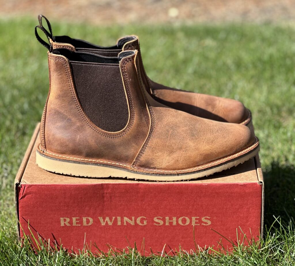 bootbeater red wing patina thunderdome