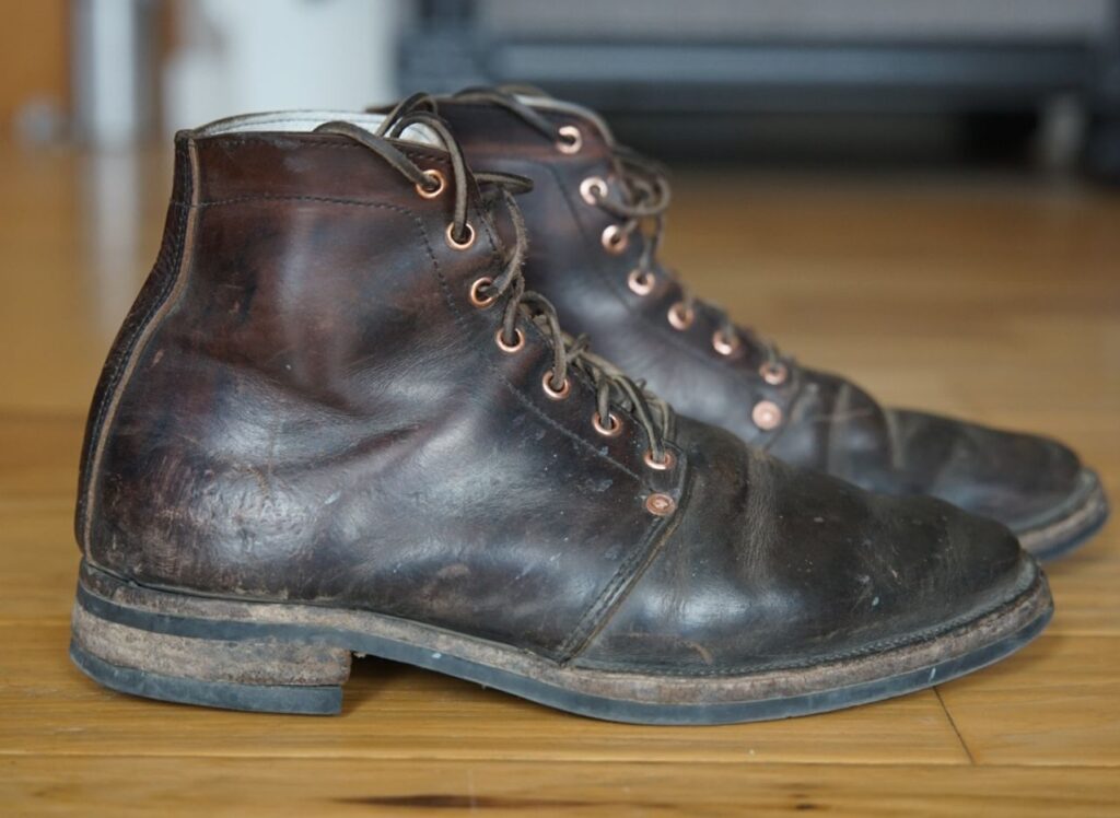 chukchuk endurance leather patina thunderdome