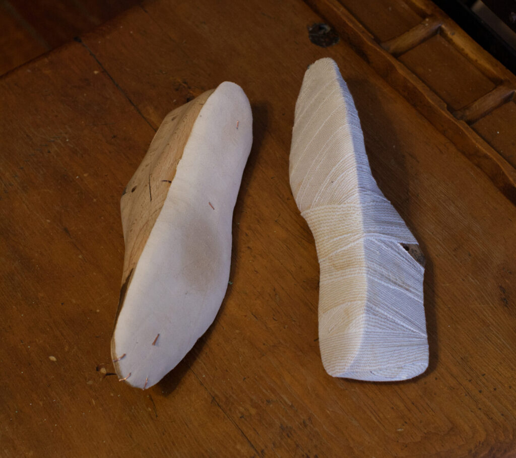 nf bootmaker insole blocking on lasts