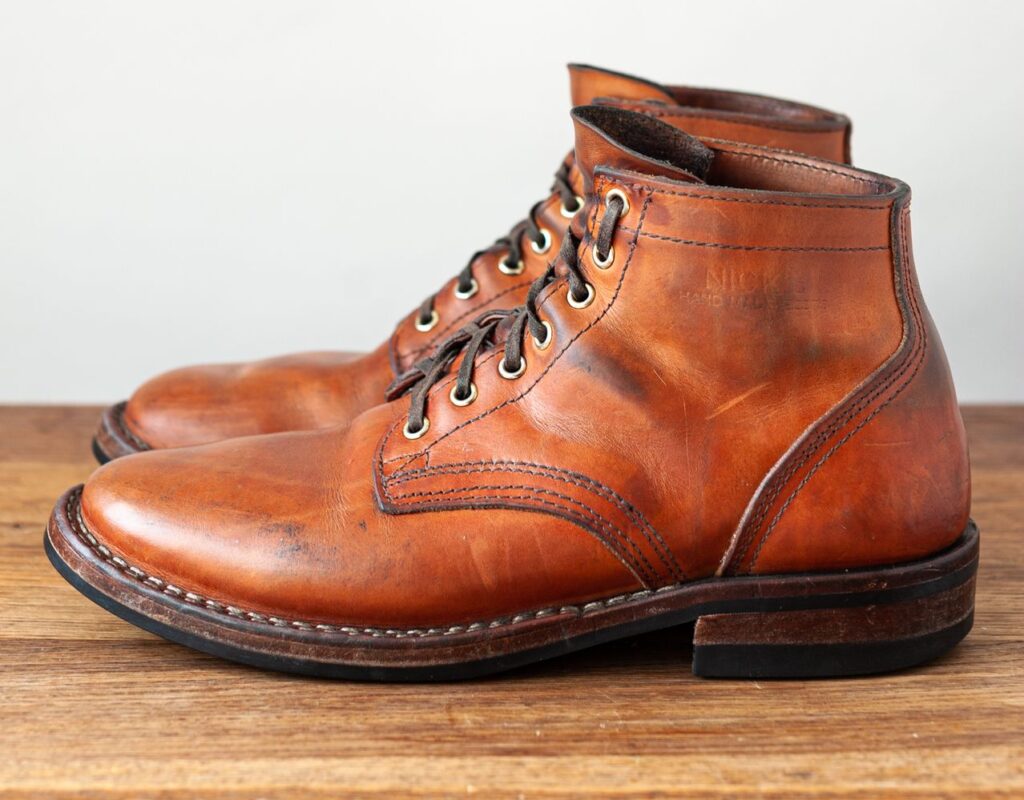 nicks boots ll64 Wickett & Craig Natural Double Stuffed patina thunderdome end