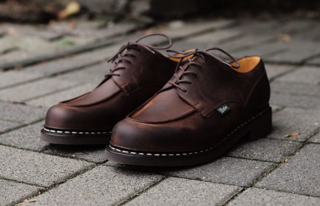 paraboot chambord nubuck gringo patina thunderdome beginning