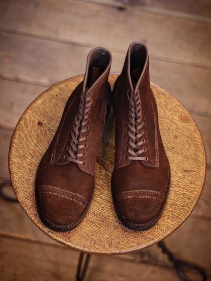 Clinch Boots x DC4—Conrad Boot—Waxed Horse Suede