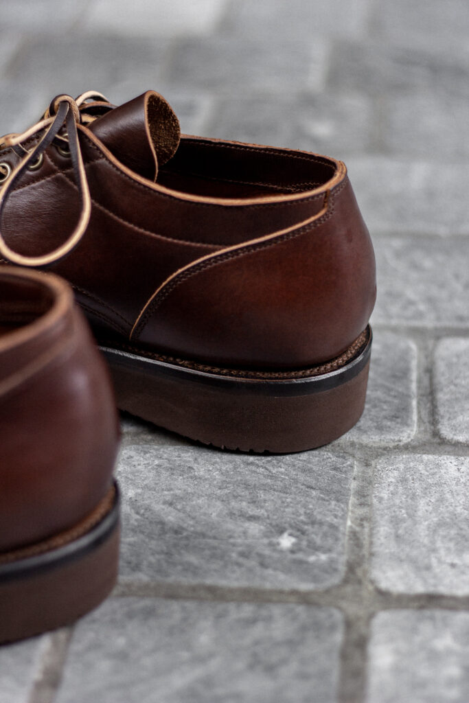 Viberg 145 Oxford—Horween Brown—Vibram 2021 Sole