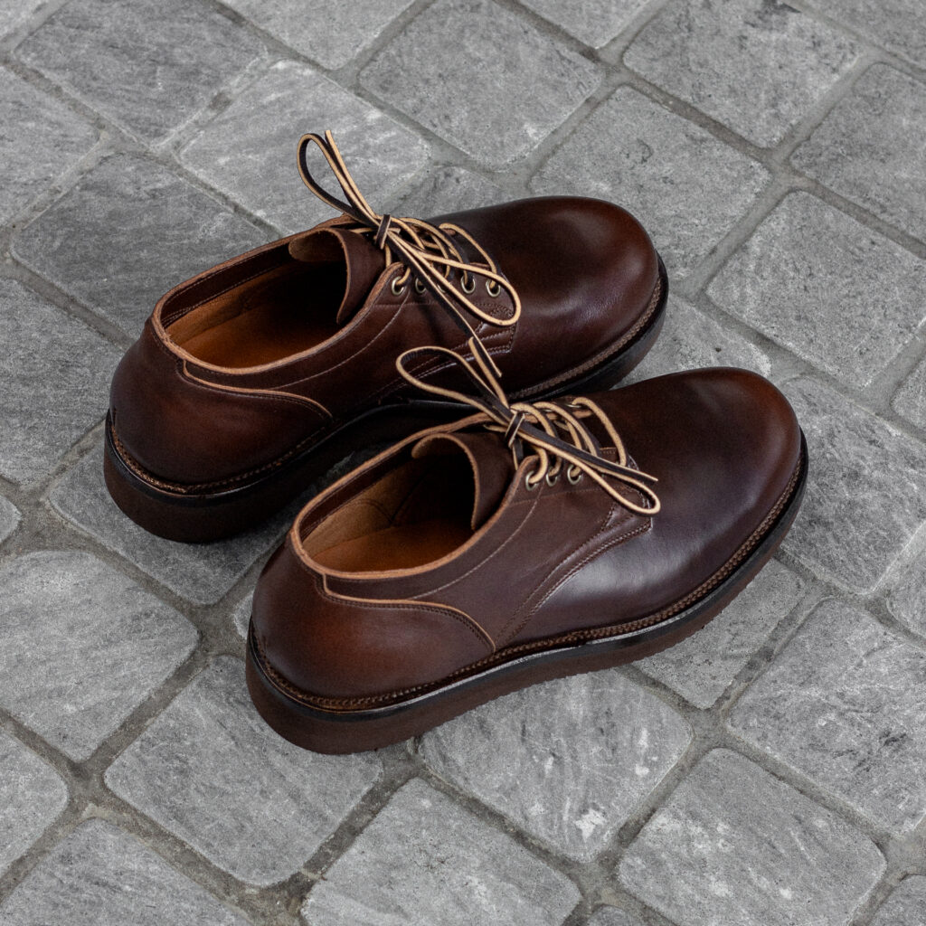 Viberg 145 Oxford—Horween Brown—Vibram 2021 Sole