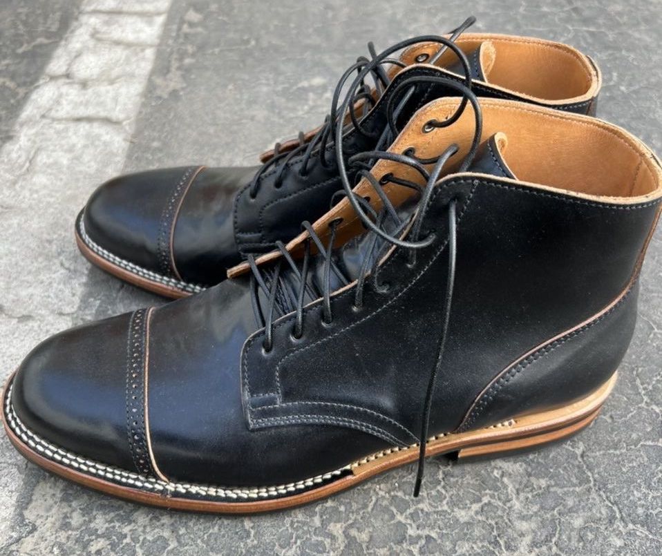 horween black shell cordovan