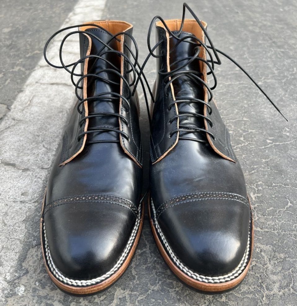 horween black shell cordovan