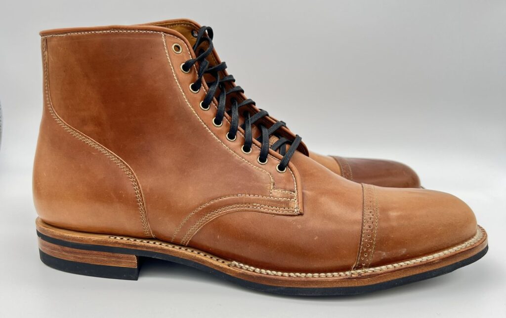 horween natural shell cordovan