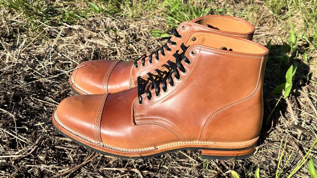 horween natural shell cordovan