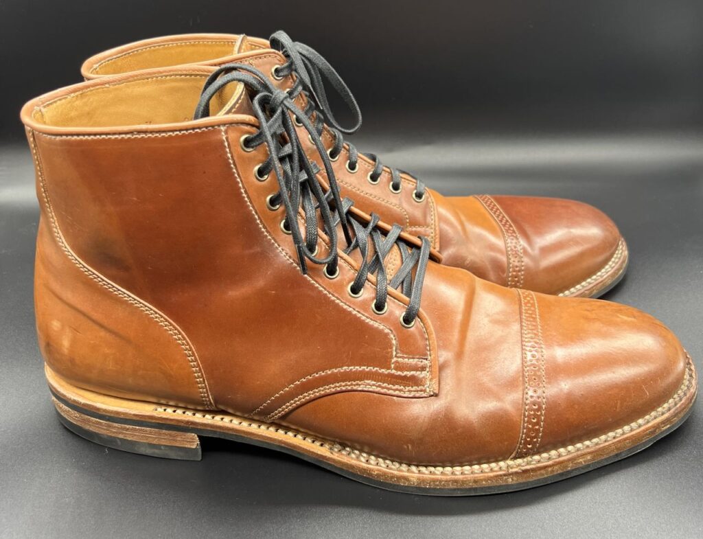 horween natural shell cordovan