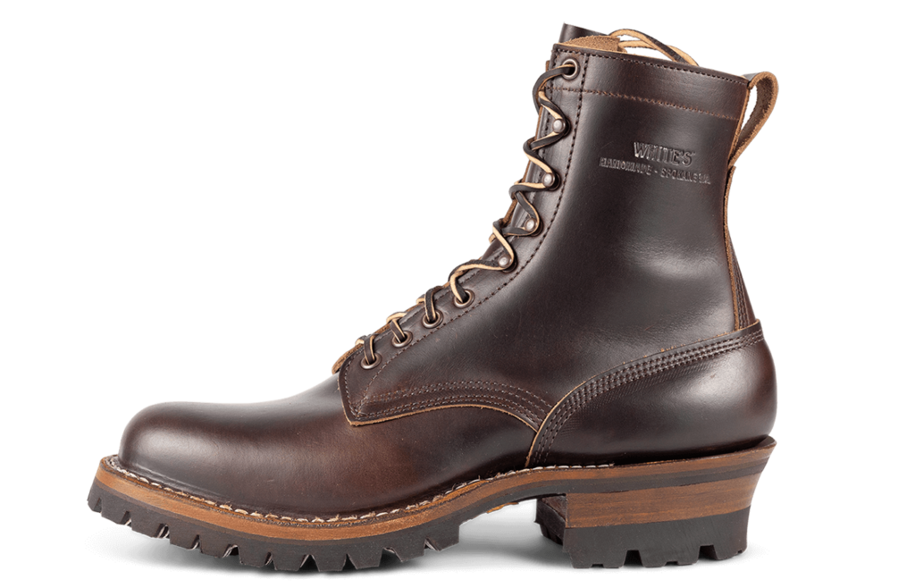 whites boots c355 logger brown double shot