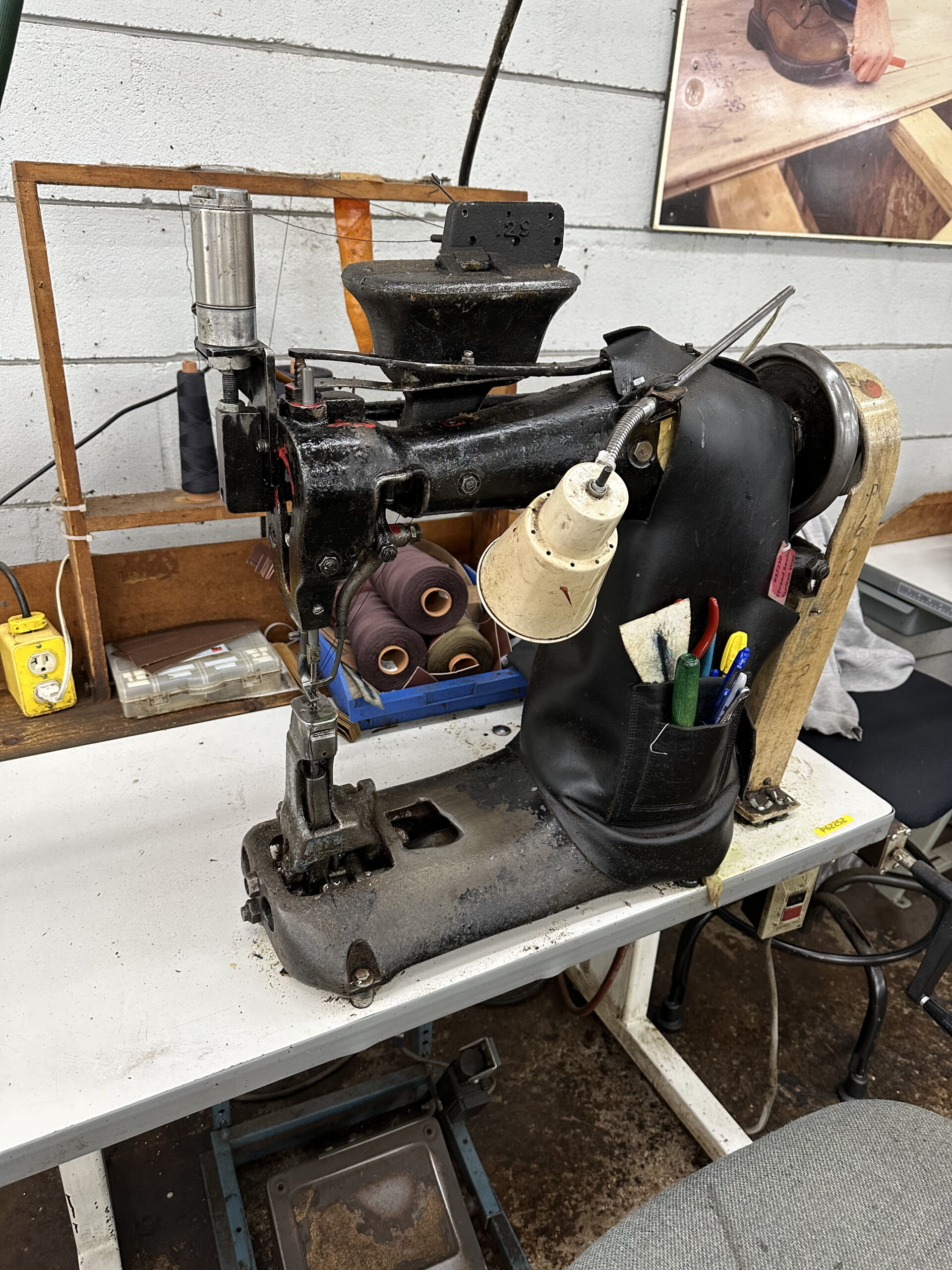 red wing shoes puritan sewing machine