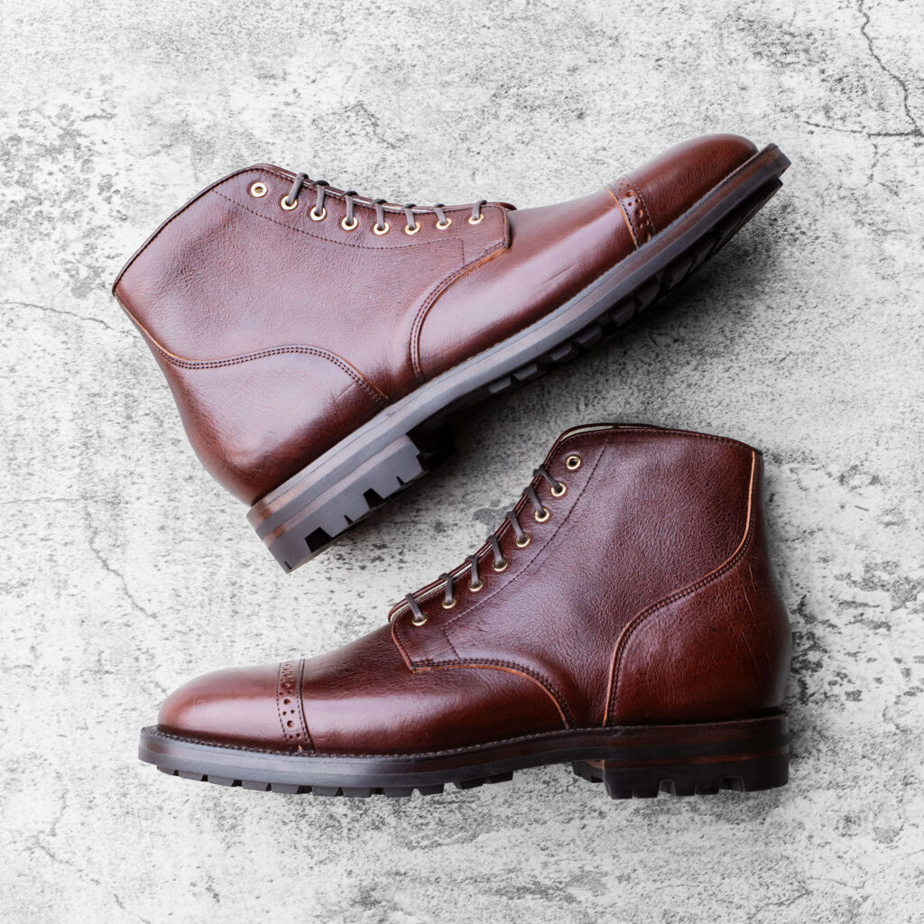 Grant Stone Garrison Boots—CF Stead Classic Crimson Kudu