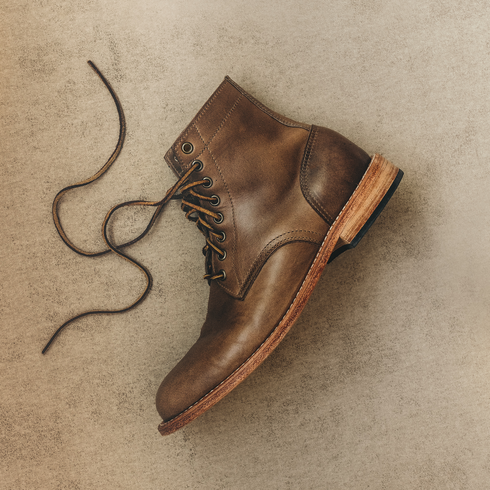 oak street bootmakers trench boot natural chromexcel