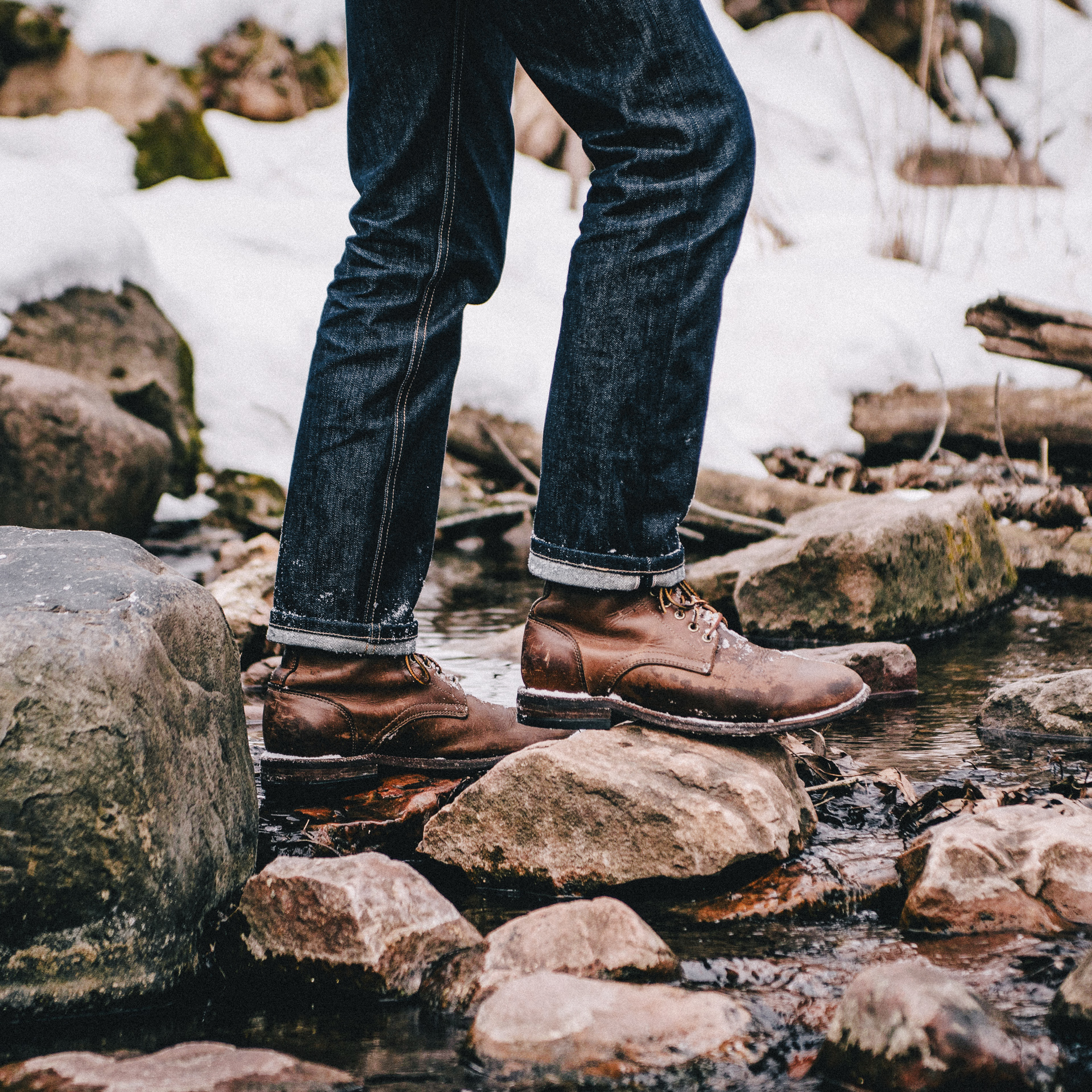 oak street bootmakers trench boot natural chromexcel