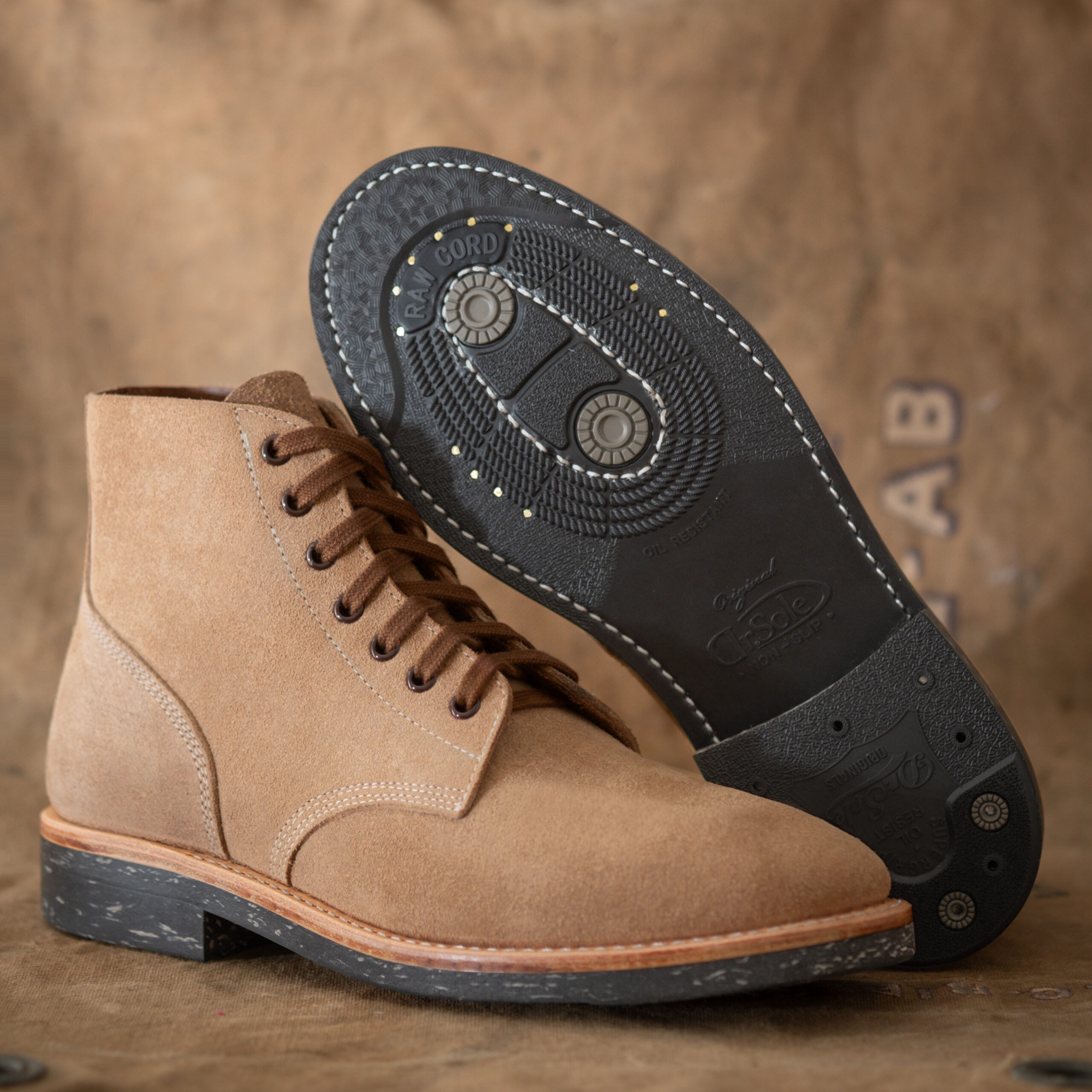 oak street bootmakers n-1 field shoe natural chromexcel roughout marine field